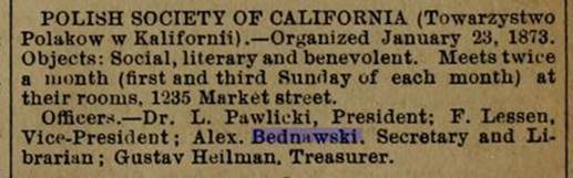 1887 Bednawski